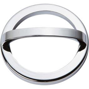 Cabinet hardware round base