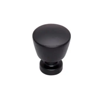 Black cabinet hardware knob