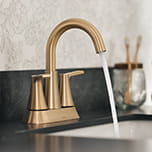 Gold faucet
