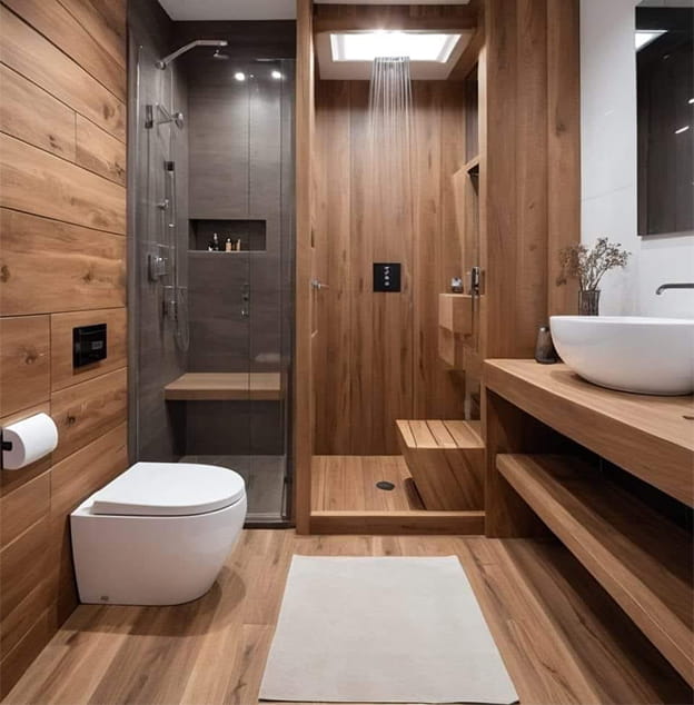 Remodeled bathroom