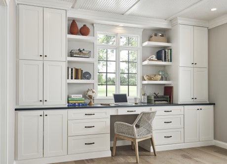 White Wolf cabinets in a home office