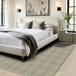 Neutral grey bedroom carpet