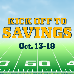 Kick off to savings