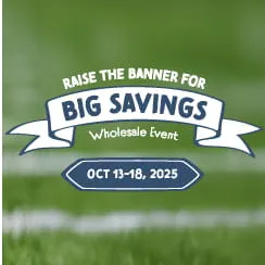 Raise a banner for big savings