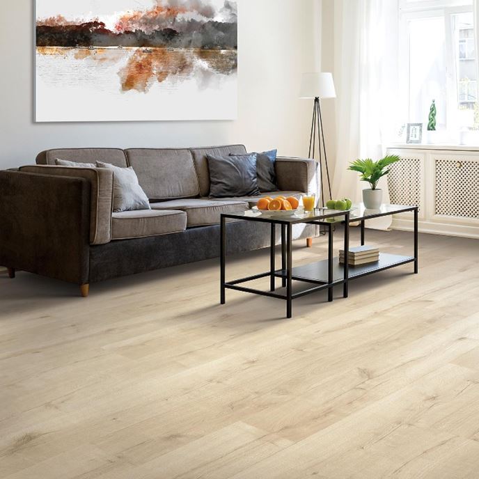 Core elements laminate flooring in living room setting