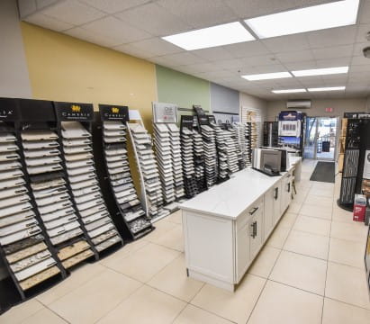 Countertops display at ProSource of Palm Beach