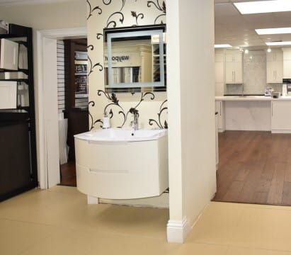 Vanities display at ProSource of Palm Beach