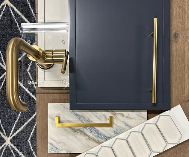 Product samples laid out togther