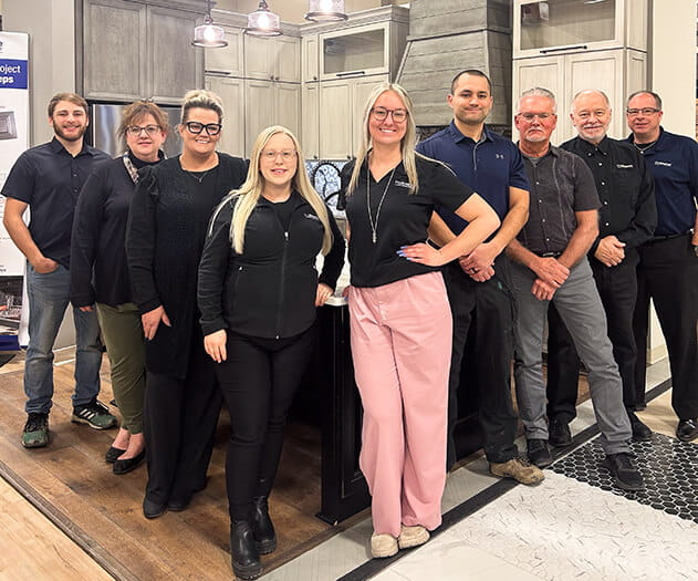 The full showroom team