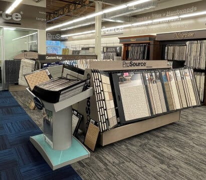 Carpet display at ProSource of Nassau
