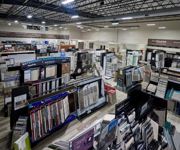 Image of the showroom displays