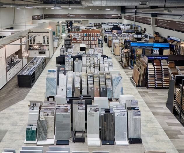 Image of the showroom displays