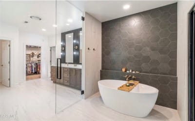 Master bathroom remodel