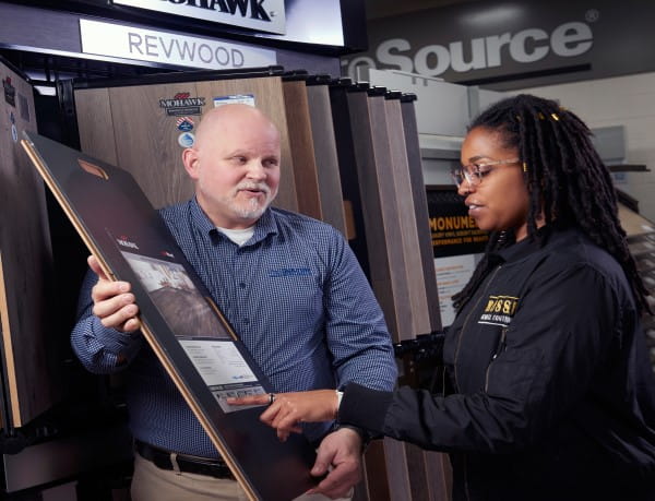 ProSource account manager meeting with a trade professional